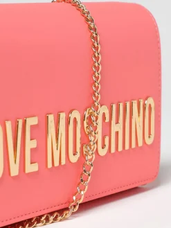 Clutch Love Moschino in pelle sintetica
