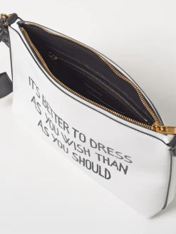 Clutch Moschino Couture in pelle