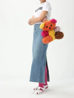 Clutch Teddy Moschino Couture in misto viscosa