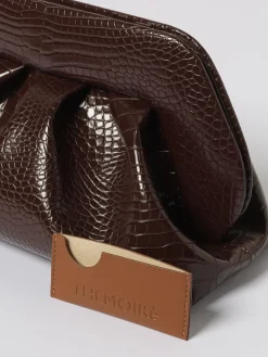 Clutch Tia Themoirè in pelle vegana stampa coccodrillo