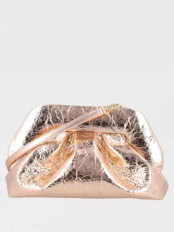 Clutch Tia Themoirè in pelle vegana