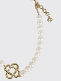Collana Casablanca in ottone con perle