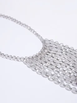 Collana Chandelier Emporio Armani in resina sfaccettata