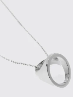 Collana MM6 Maison Margiela in ottone con ciondolo