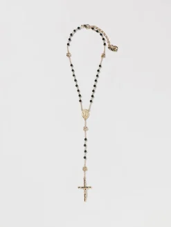 Collana Rosario Dolce & Gabbana in ottone e pietre naturali