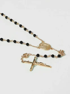Collana Rosario Dolce & Gabbana in ottone e pietre naturali