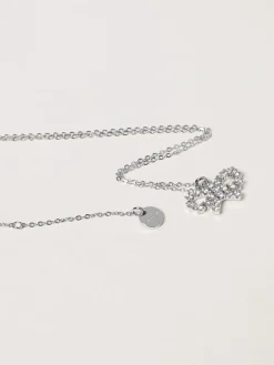 Collana Self-Portrait in ottone con strass