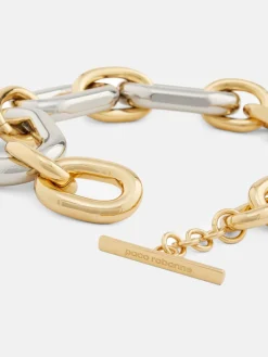 Collana XL Link Rabanne in alluminio bicolor