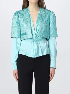 Coprispalle Pinko in tessuto jacquard laminato