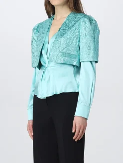 Coprispalle Pinko in tessuto jacquard laminato