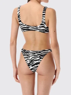 Costume da bagno bikini zebrato The Attico