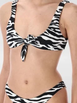 Costume da bagno bikini zebrato The Attico