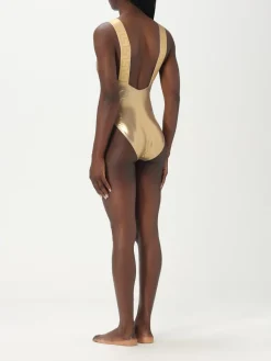 Costume da bagno intero laminato Versace