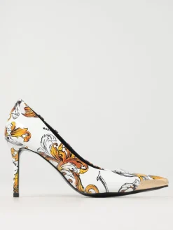 Décolleté Baroque Versace Jeans Couture in vernice stampata