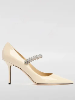 Décolleté Bing Jimmy Choo in vernice con fettuccia gioiello