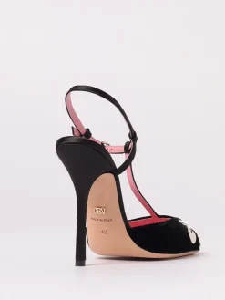 Décolleté Giambattista Valli in raso con fiocco applicato