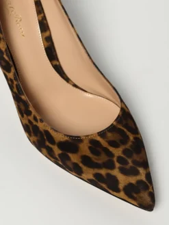 Décolleté Gianvito Rossi in camoscio stampa animalier