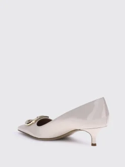 Décolleté Maxi Gancini Ferragamo in vernice