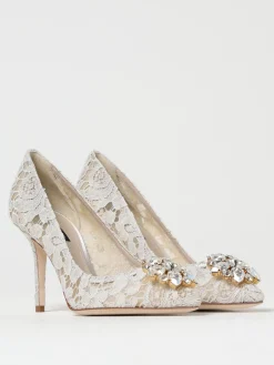 Décolleté Rainbow Dolce & Gabbana in pizzo macramè