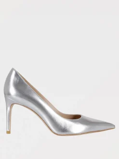 Décolleté Stuart Weitzman in pelle laminata