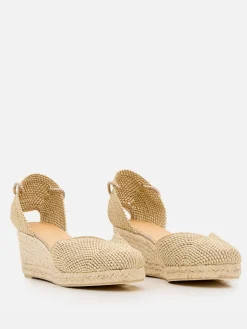 Espadrillas Cora Castañer in canvas e rafia