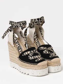 Espadrillas Gaia Stella McCartney in canvas e iuta con logo jacquard