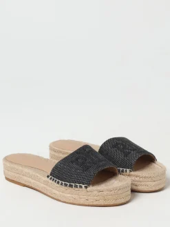 Espadrillas Lauren Ralph Lauren in canvas con logo ricamato