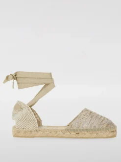 Espadrillas Manebi in canvas di cotone e lamè