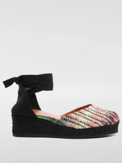 Espadrillas Missoni in viscosa con motivo zig zag jacquard