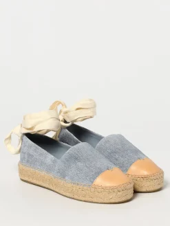 Espadrillas Tory Burch in denim e pelle