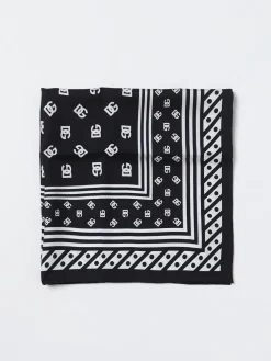 Foulard Dolce & Gabbana in seta con monogram DG all over