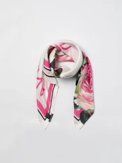 Foulard Dolce & Gabbana in seta con stampa floreale