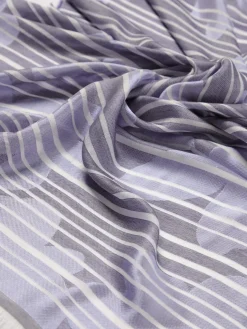 Foulard Emporio Armani in misto modal con nuvole jacquard