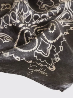 Foulard Golden Goose in seta stampa bandana