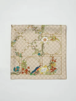 Foulard Gucci in seta con stampa monogram all over
