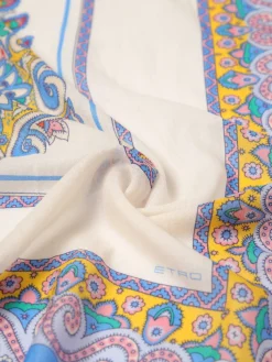 Foulard in cashmere seta e lana Etro
