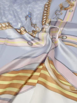 Foulard Liu Jo in raso con stampa chain