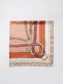 Foulard Liu Jo in raso con stampa chain