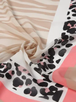 Foulard Liu Jo in viscosa con stampa animalier