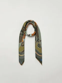 Foulard Longchamp in seta stampata