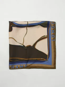 Foulard Longchamp in seta stampata
