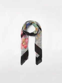 Foulard Twsnet in crepe con stampa floreale