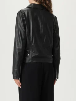 Giacca biker Emporio Armani in pelle