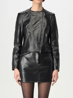 Giacca biker Patrizia Pepe in pelle di agnello