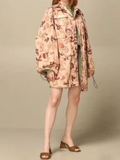 Giacca Dexter Life at Large Capsule The Attico in tessuto camouflage