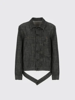 Giacca di jeans con fettucce Y's