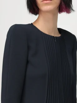 Giacca Emporio Armani in crêpe plissettato