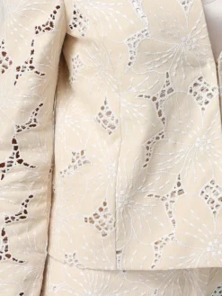 Giacca in cotone a fiori Genny