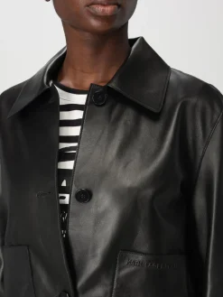 Giacca Karl Lagerfeld in pelle scamosciata