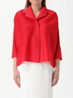 Giacca Meimeij in tessuto plissettato